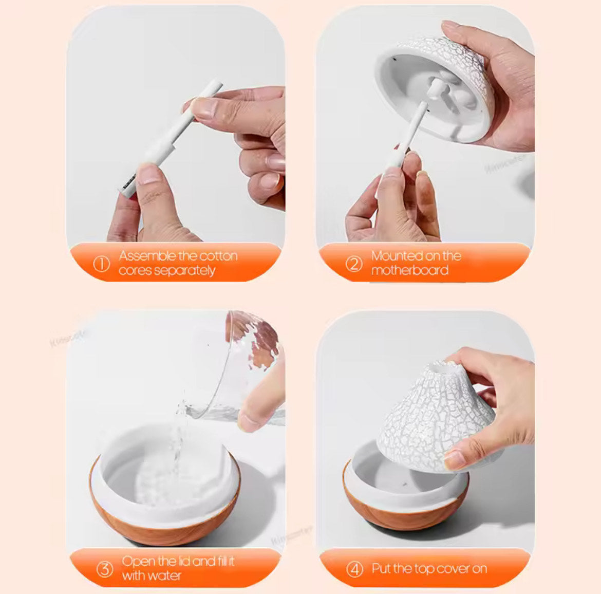Volcán Humidificador